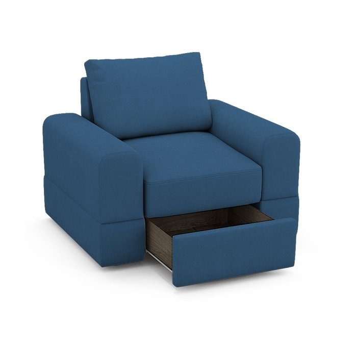 Кресло Elke синего цвета - купить Интерьерные кресла по цене 27600.0