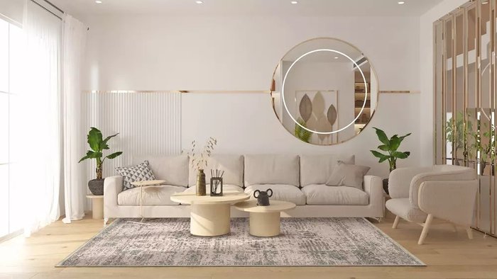 Ковер Shabby 200х300 бежевого цвета - купить Ковры по цене 35532.0