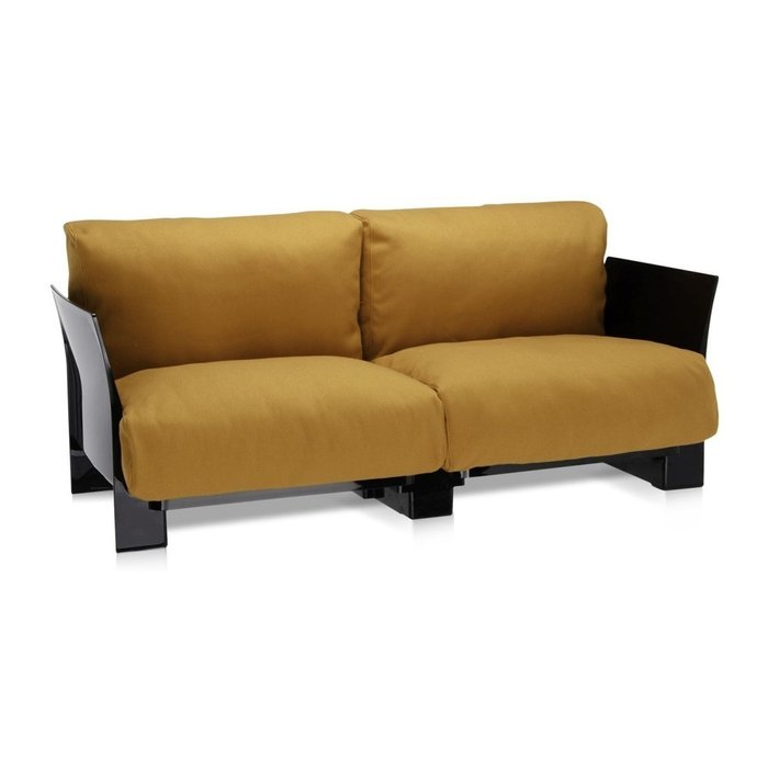 Диван Pop двухместный светло-коричневого цвета - купить Прямые диваны по цене 261261.0