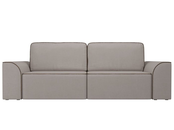 Прямой диван-кровать Вилсон бежевого цвета - купить Прямые диваны по цене 50990.0