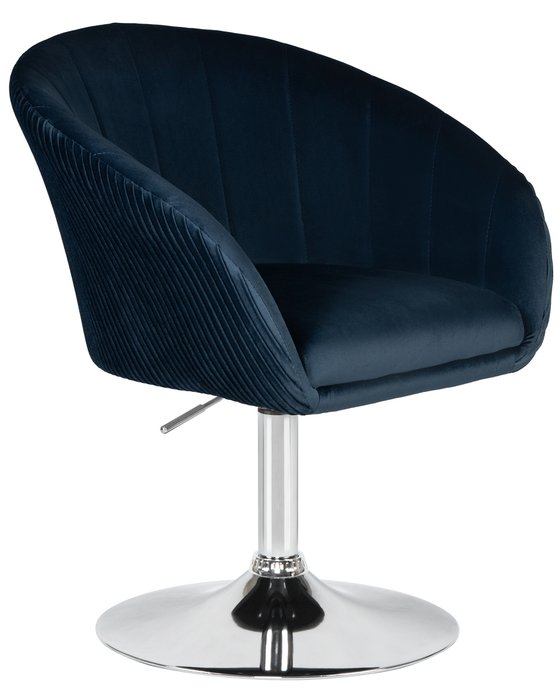 Кресло дизайнерское Edison темно-синего цвета - купить Интерьерные кресла по цене 11640.0