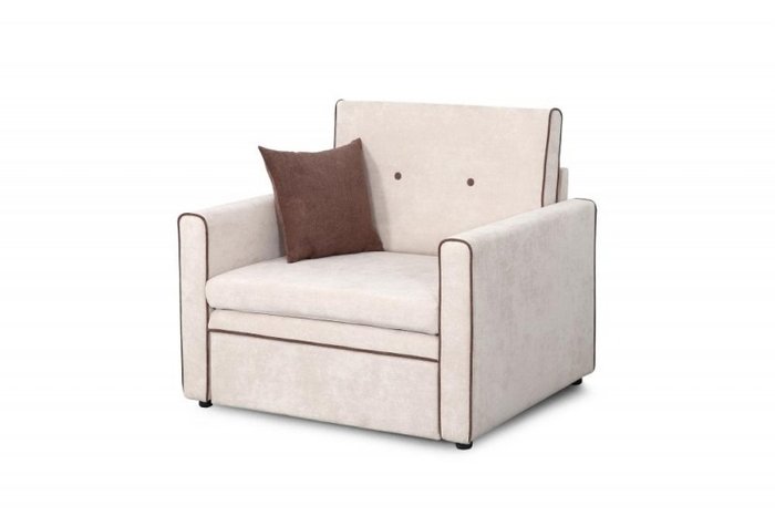 Кресло-кровать Скаут светло-бежевого цвета - купить Интерьерные кресла по цене 21290.0