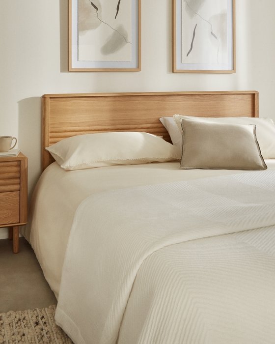 Кровать Lenon 160х200 бежевого цвета - лучшие Кровати для спальни в INMYROOM