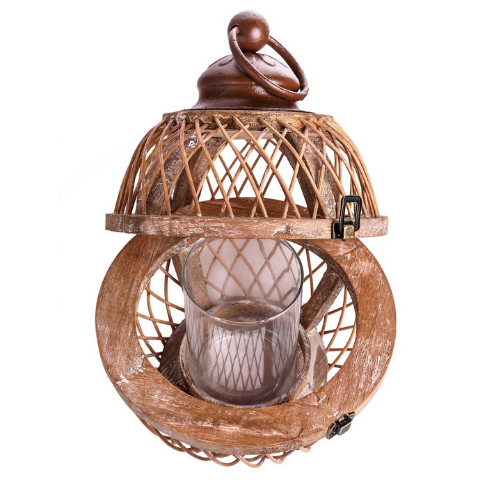 Фонарь-подсвечник Bamboo в винтажном стиле Большой - купить Подсвечники по цене 8600.0 Фонарь-подсвечник Bamboo в винтажном стиле Большой - купить Подсвечники по цене 8600.0