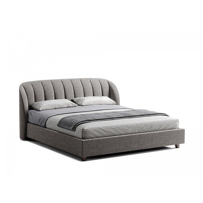 Кровать Tulip 180х200 серого цвета  - купить Кровати для спальни по цене 129900.0
