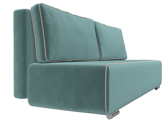Прямой диван-кровать Уно бирюзового цвета - лучшие Прямые диваны в INMYROOM