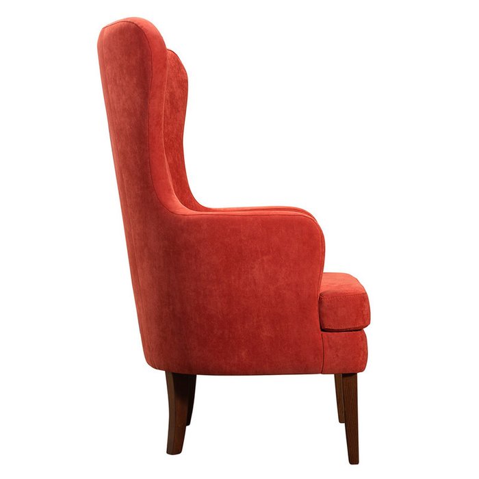 Кресло Хилтон Брик красного цвета - лучшие Интерьерные кресла в INMYROOM
