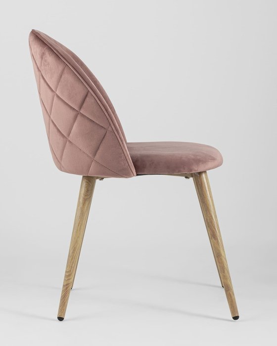 Стул Лион розового цвета - лучшие Обеденные стулья в INMYROOM