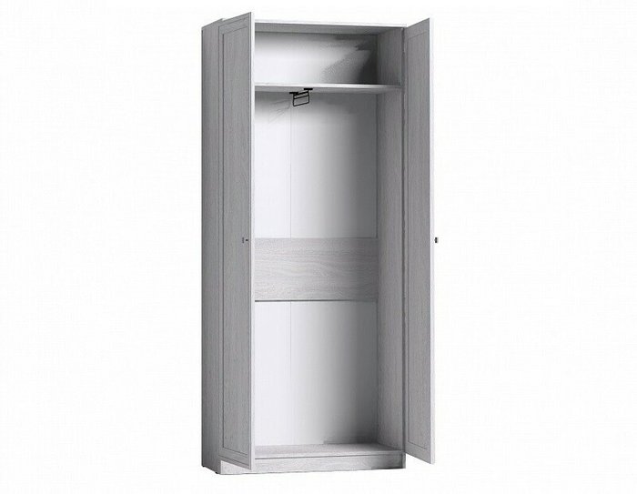 Шкаф для одежды Paola серо-белого цвета - купить Шкафы распашные по цене 19799.0