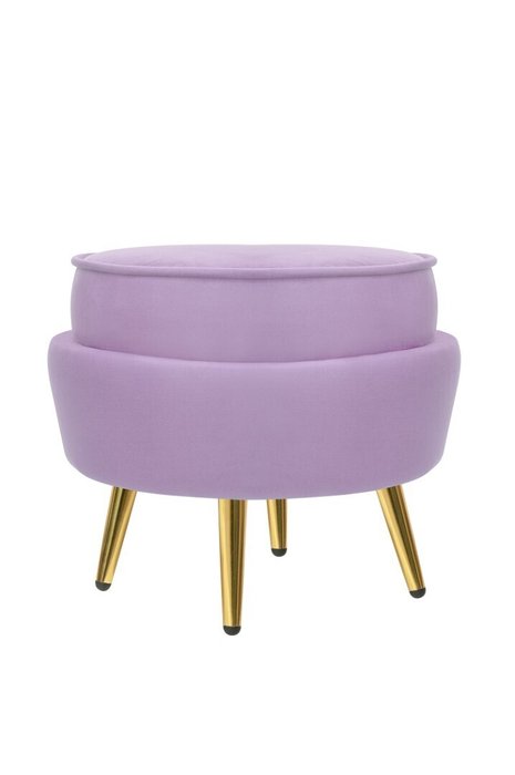 Пуф Pearl Adorn сиреневого цвета