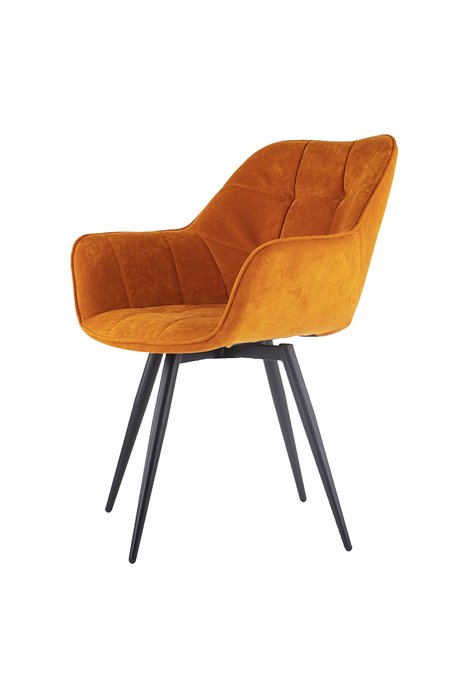 Стул поворотный Terra cross conus терракотового цвета - купить Обеденные стулья по цене 12850.0