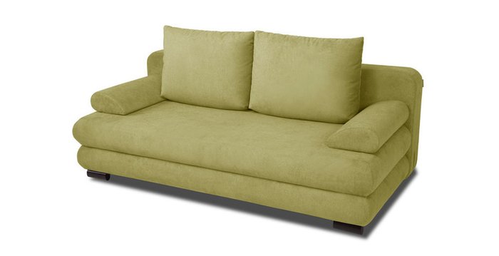 Прямой диван-кровать Фабио зеленого цвета - купить Прямые диваны по цене 64644.0