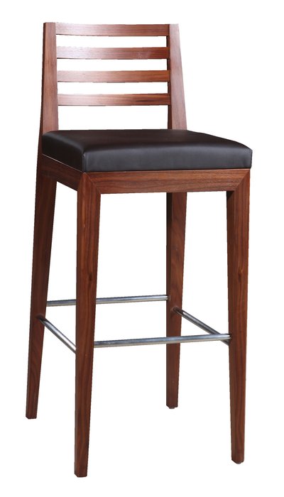 Барный стул с каркасом из цельного дерева - купить Барные стулья по цене 28908.0