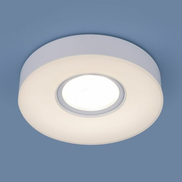 Встраиваемый потолочный светильник со светодиодной подсветкой 2240 MR16 WH белый Cleor - купить Подвесные светильники по цене 225.0