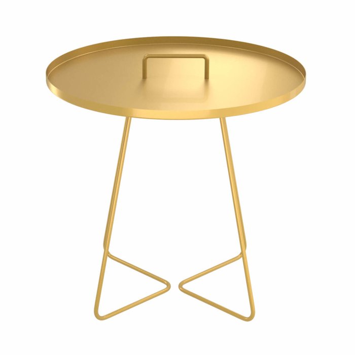 Кофейный стол Ambre золотого цвета - купить Кофейные столики по цене 3075.0