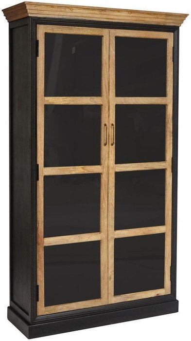 Книжный шкаф Black Label черного цвета Книжный шкаф Black Label черного цвета