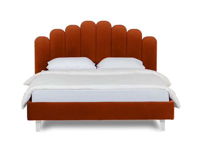 Кровать Queen Sharlotta L 160х200 коралового цвета 