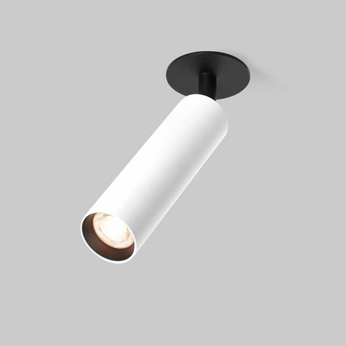 Встраиваемый светодиодный светильник Diffe 1 бело-черного цвета