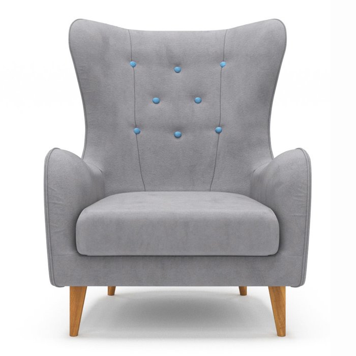  Кресло Montreal серого цвета - купить Интерьерные кресла по цене 36500.0