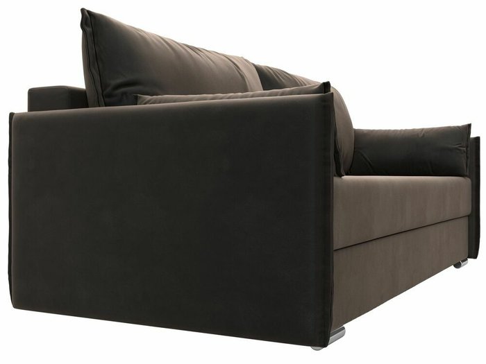 Прямой диван-кровать Сайгон коричневого цвета - лучшие Прямые диваны в INMYROOM