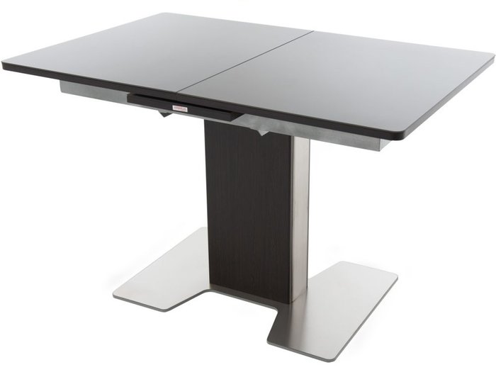 Стол раздвижной Сардиния черного цвета - купить Обеденные столы по цене 39233.0