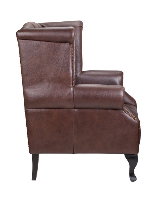 Дизайнерское кресло Royal brown коричневого цвета - лучшие Интерьерные кресла в INMYROOM