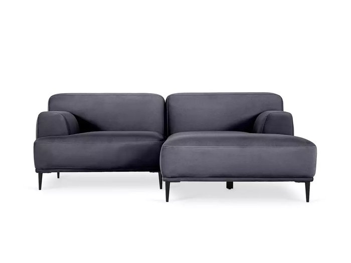 Угловой диван Portofino темно-серого цвета - купить Угловые диваны по цене 99000.0