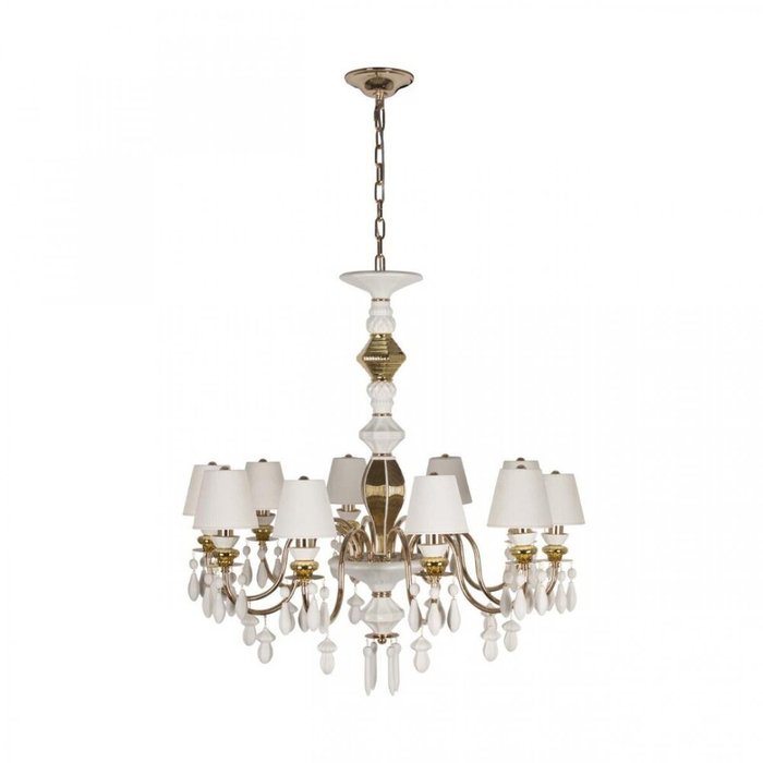 Подвесная люстра Grace 10203/10 White (керамика, цвет белый) - лучшие Подвесные люстры в INMYROOM