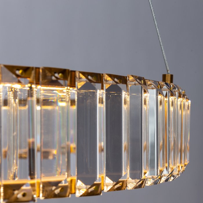 Подвесной светильник Renata с хрустальными элементами - лучшие Подвесные светильники в INMYROOM