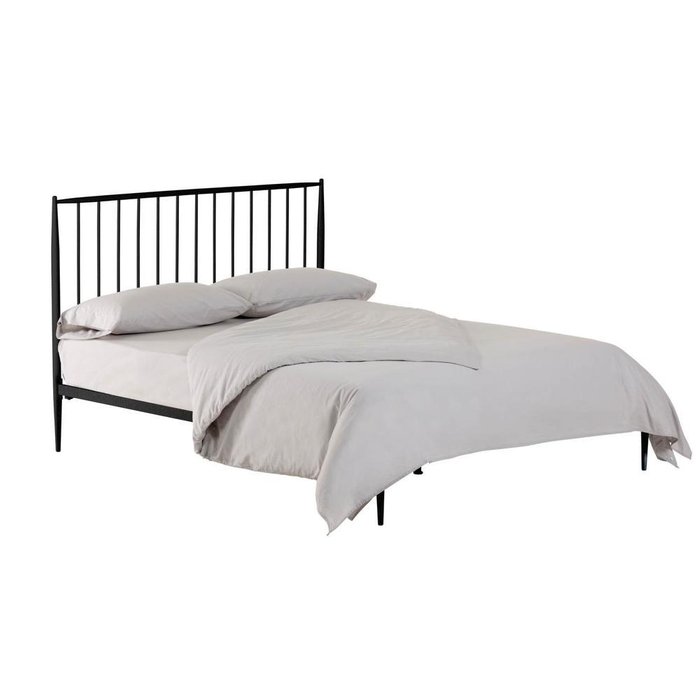 Кровать Natacha графитового цвета 150x190 - лучшие Кровати для спальни в INMYROOM