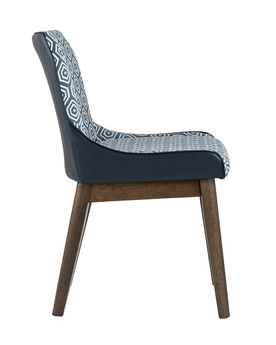 Стул Nymeria бело-синего цвета - лучшие Обеденные стулья в INMYROOM