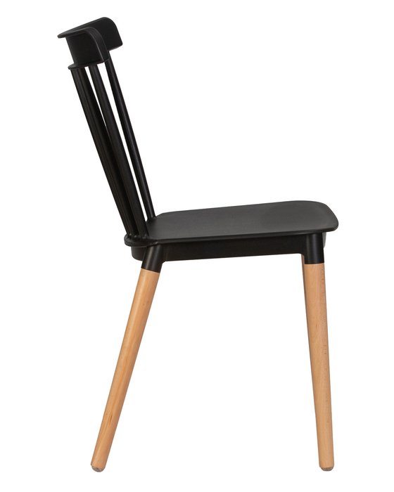 Стул обеденный Theo черного цвета - лучшие Обеденные стулья в INMYROOM