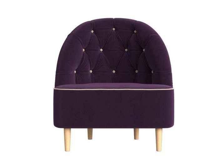 Кресло Амиса фиолетового цвета - купить Интерьерные кресла по цене 22990.0