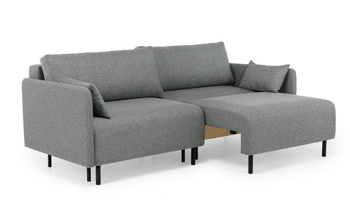 Диван-кровать Kapri Оpto серого цвета с узкими подлокотниками - лучшие Прямые диваны в INMYROOM