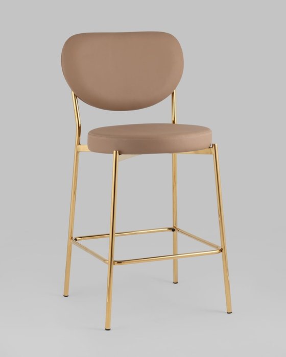Стул полубарный Барбара бежевого цвета - купить Барные стулья по цене 8990.0