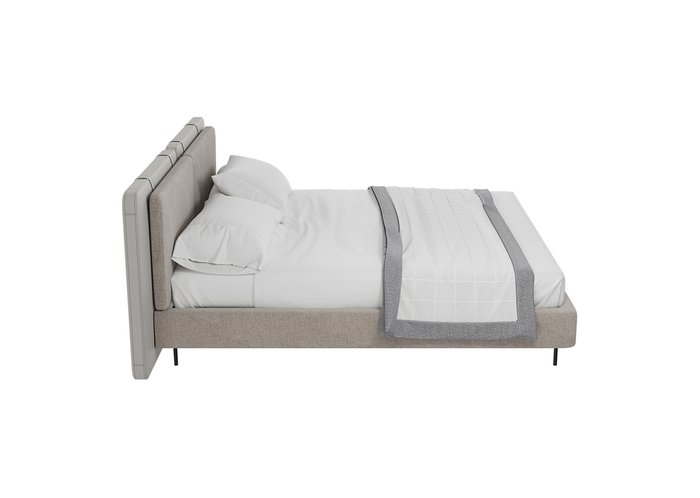 Кровать Hub 180х200 бежевого цвета - лучшие Кровати для спальни в INMYROOM