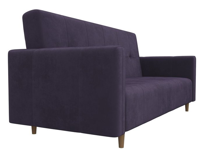 Прямой диван-кровать Вест фиолетового цвета - лучшие Прямые диваны в INMYROOM