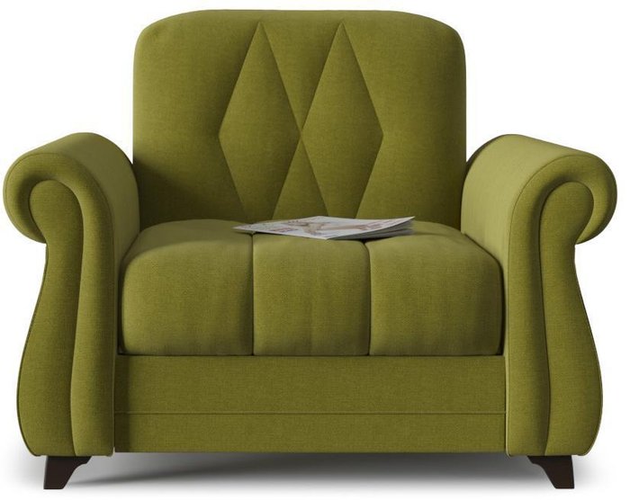 Кресло Эвора зеленого цвета - купить Интерьерные кресла по цене 12050.0