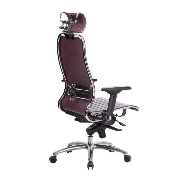 Кресло офисное Samurai темно-бордового цвета  - лучшие Офисные кресла в INMYROOM