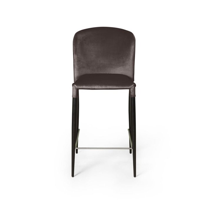 Стул полубарный Albert цвета антрацит  - купить Барные стулья по цене 15900.0