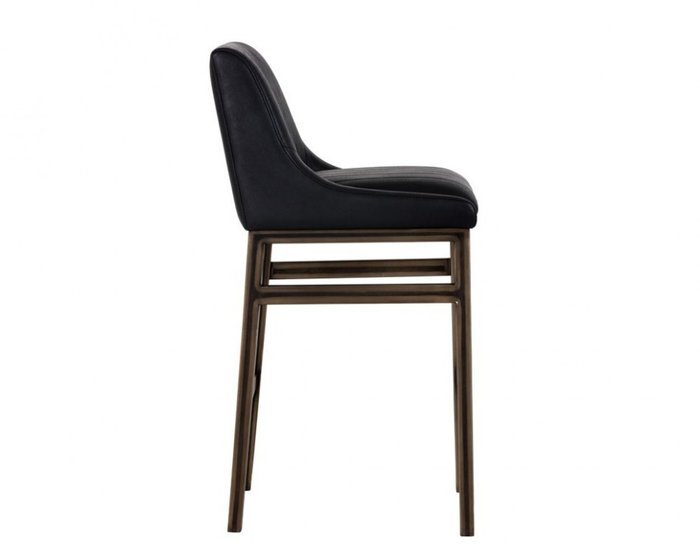 Стул полубарный Boston черного цвета - купить Барные стулья по цене 77500.0