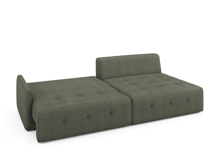 Угловой раскладной диван Bronks правый темно-зеленого цвета - купить Угловые диваны по цене 85000.0