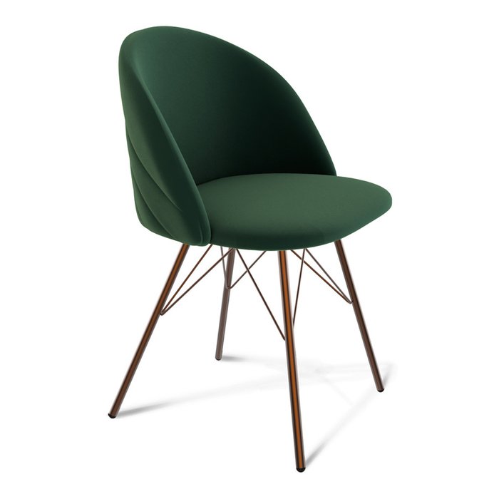 Стул Mekbuda зеленого цвета - купить Обеденные стулья по цене 7685.0