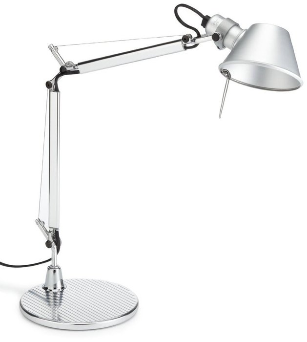 Настольная лампа "Tolomeo micro tavolo - Halo Anodized Aluminium" - купить Настольные лампы по цене 17000.0