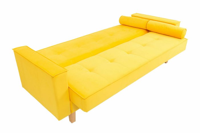 Диван-кровать Тесей желтого цвета - купить Прямые диваны по цене 43224.0