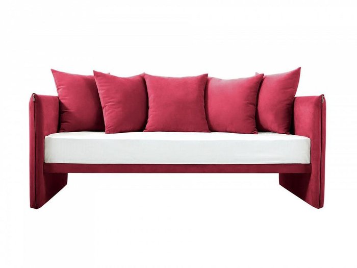 Диван-кровать Milano 90х190 красного цвета - купить Кровати для спальни по цене 44280.0