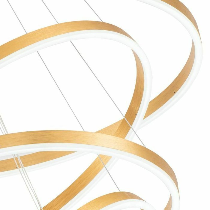  Светодиодная подвесная люстра Planetary золотого цвета - купить Подвесные люстры по цене 59950.0