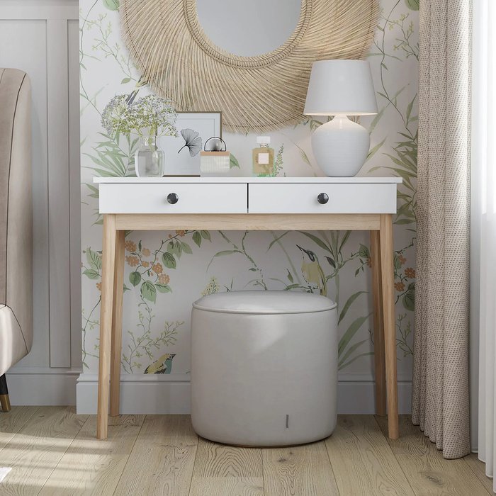 Туалетный столик Адель белого цвета - купить Туалетные столики по цене 14123.0