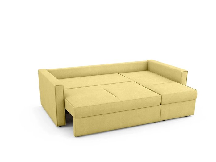 Угловой Диван-кровать Macao правый желтого цвета - купить Угловые диваны по цене 68600.0