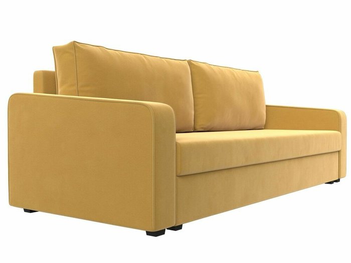 Диван-кровать Лига 009 желтого цвета  - лучшие Прямые диваны в INMYROOM
